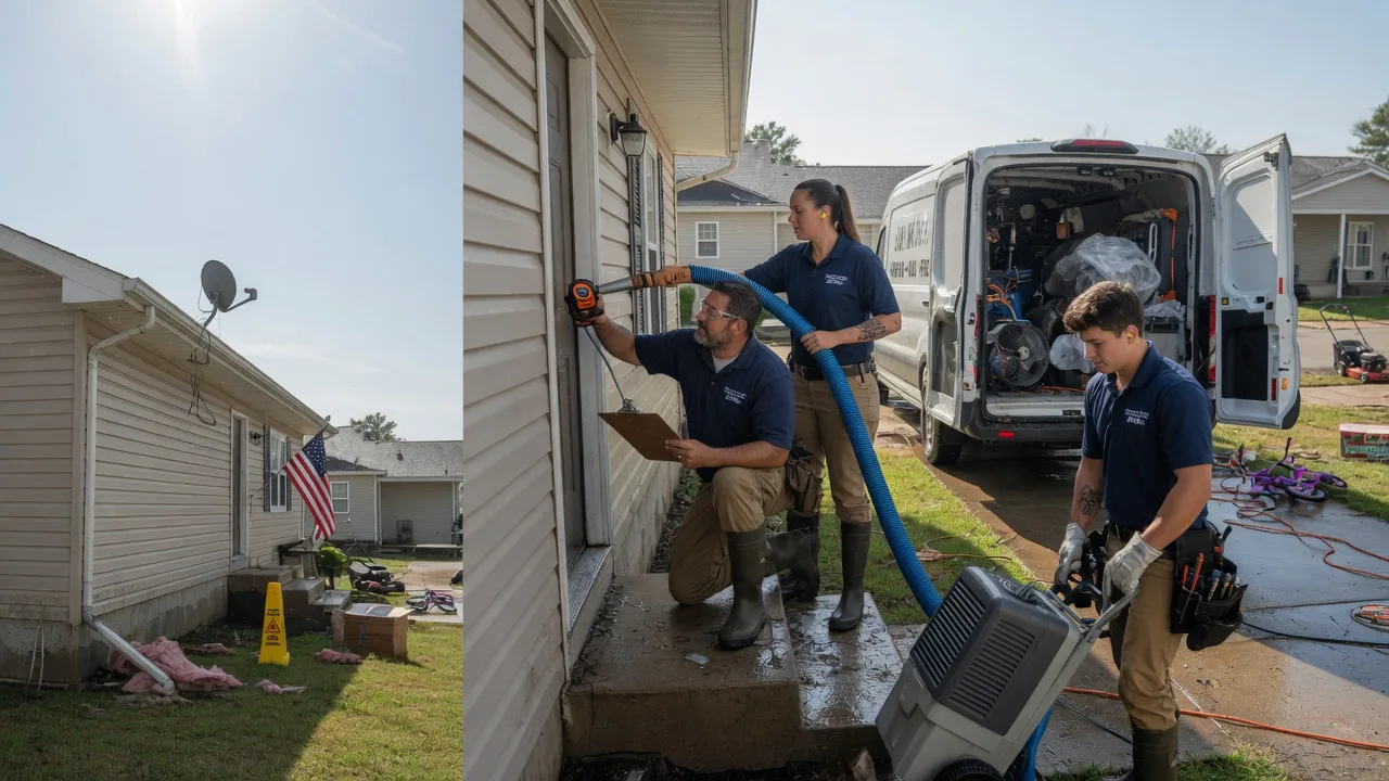 Ceiling Water Damage Restoration in Willow Hill, IL near me
